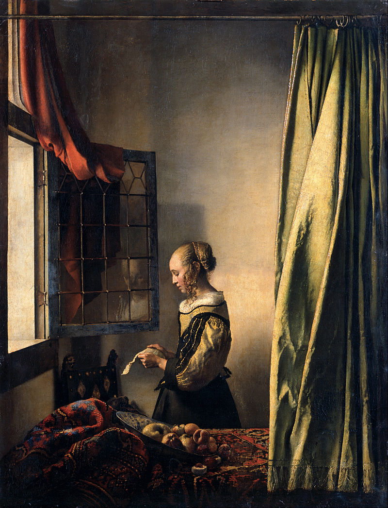 VISIO Lecture d’oeuvre : La liseuse à sa fenêtre de Vermeer- mercredi 15 mars 2023 à 18h30