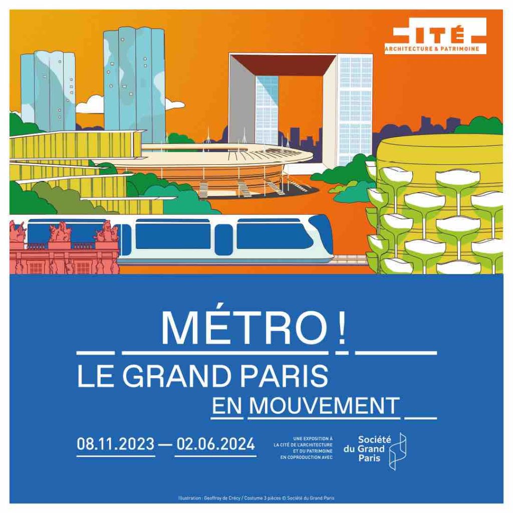 18h30 : VISIO Visite virtuelle Expo Métro ! Le Grand Paris en mouvement – mercredi 24 avril 2024
