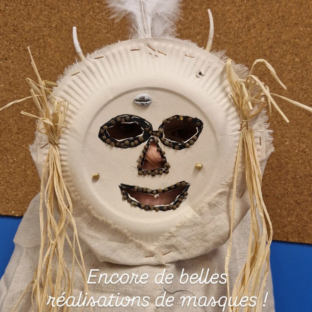 masque africain atelier manuel scolaire